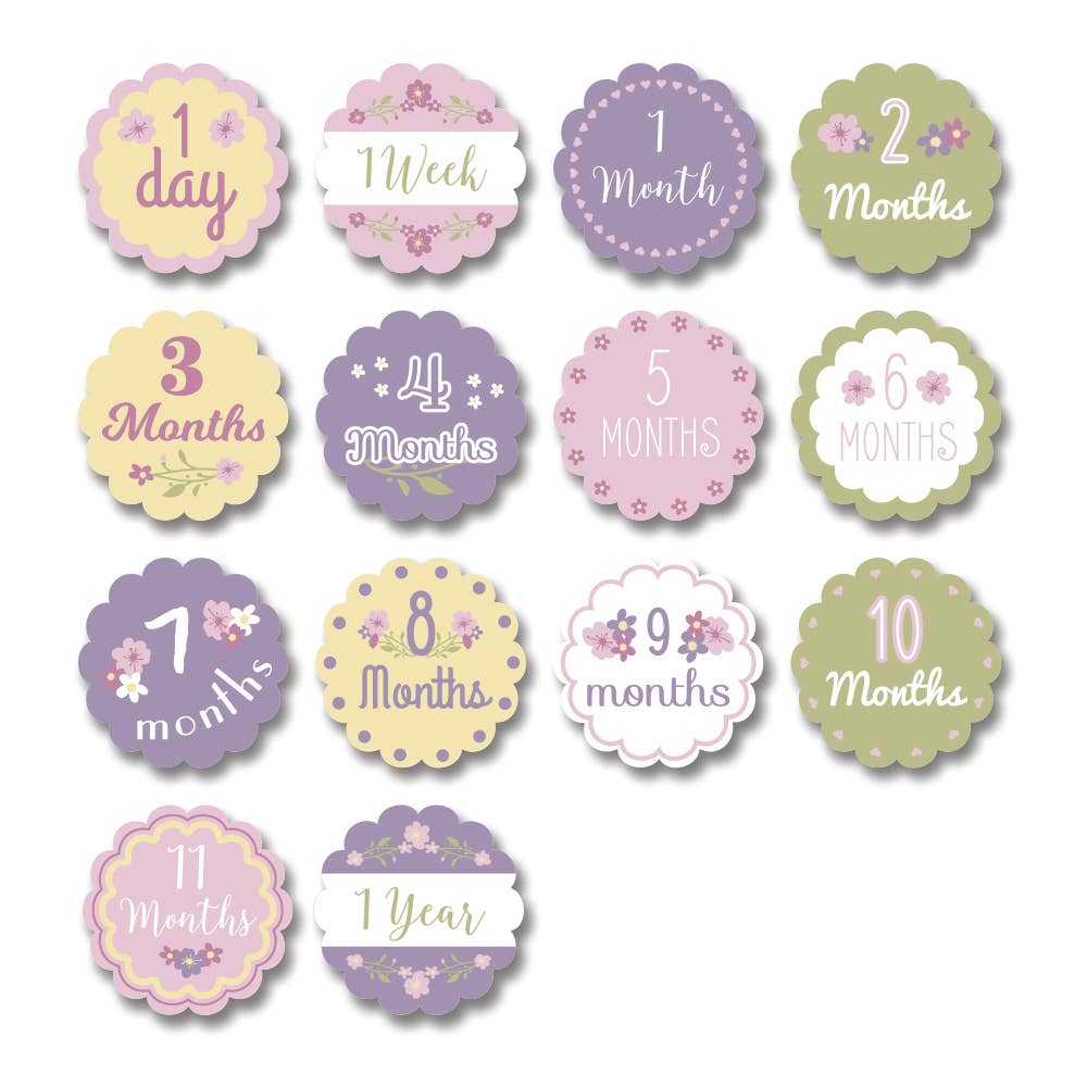 Baby's 1st Year Swaddle & Milestone Cards - Isn't She Lovely