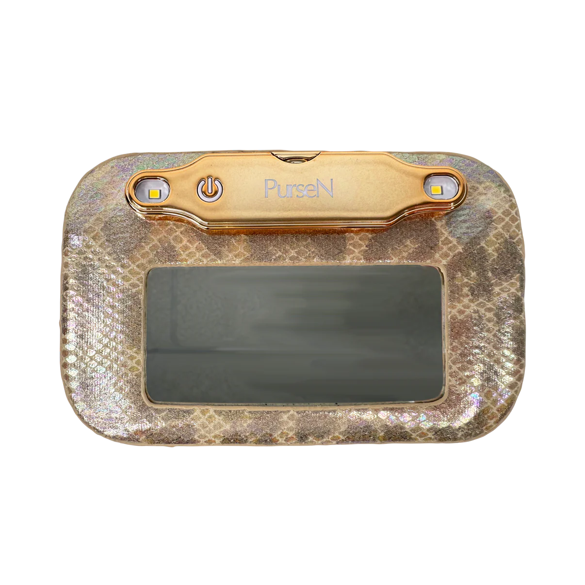 Lighted Mirror Case - Glimmer Leopard