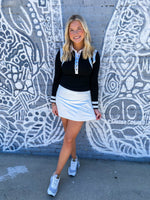 Load image into Gallery viewer, Take The Shot White Tennis Skort
