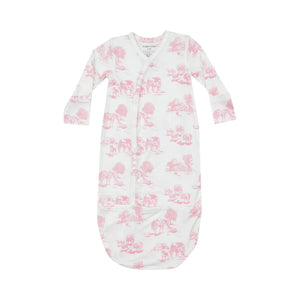 Angel Dear Farm Toile Pink Bundle Gown