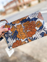 Load image into Gallery viewer, Orange Blossom Sable Hobo Wristelet
