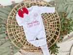 Load image into Gallery viewer, Baby Romper | Sorry Santa I Drank All The Milk Christmas

