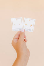 Load image into Gallery viewer, Screwback Stud Earrings - Catherine Cross
