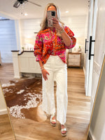 Load image into Gallery viewer, Stopping By White Wide Leg Pant
