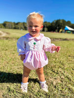 Load image into Gallery viewer, Sweet Dreams Pink Embroidery Topiary Bubble
