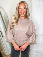 Load image into Gallery viewer, To Know Mocha Sweater
