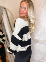 Load image into Gallery viewer, Love Like Mine Ivory Stripe Sweater
