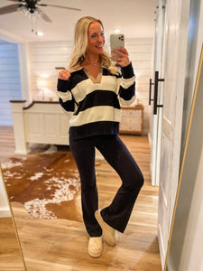 Love Like Mine Ivory Stripe Sweater