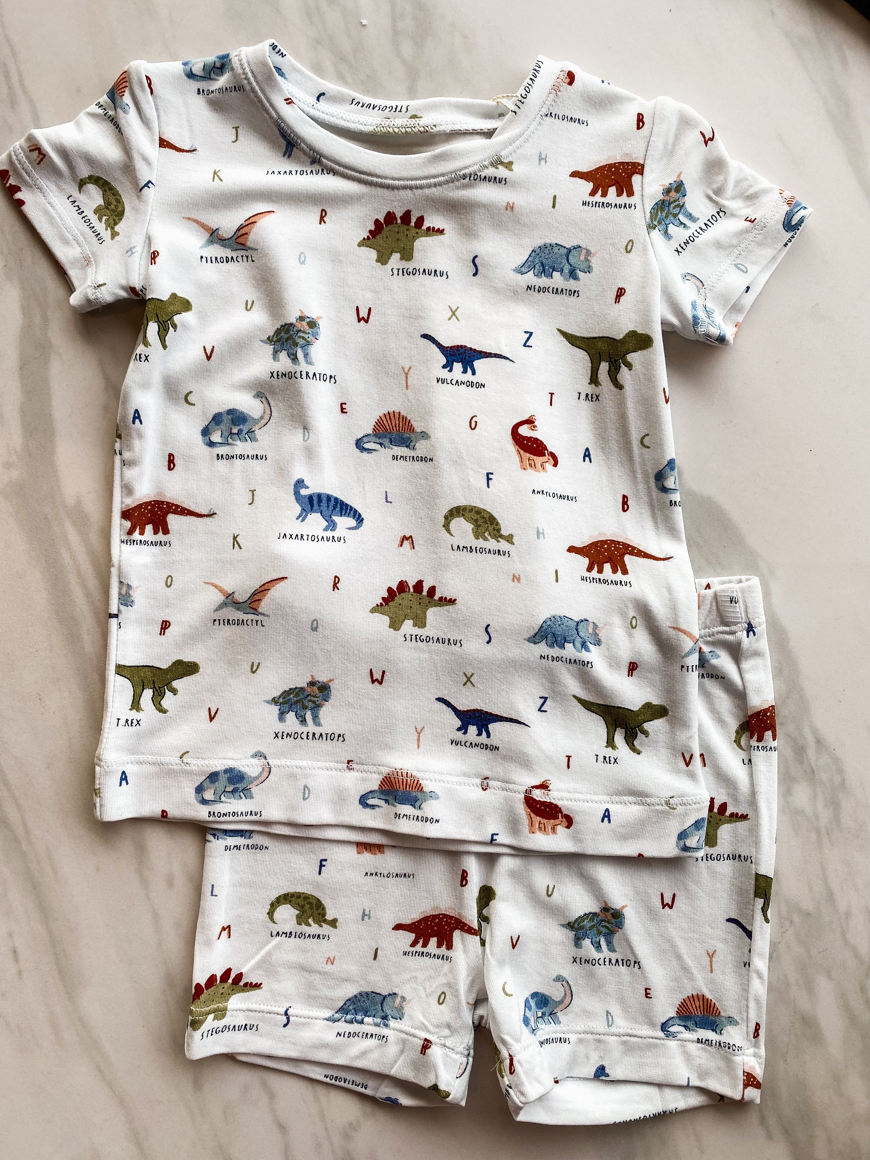 Angel Dear Dinosaur Short Lounge Wear Set