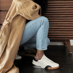 Load image into Gallery viewer, Dolce Vita Zina Sneaker - White/Black Leather
