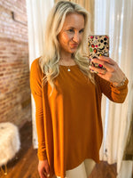 Load image into Gallery viewer, A Good Start Rust Pico Blouse
