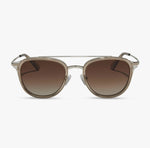 Load image into Gallery viewer, Camden - Vintage Crystal + Brown Gradient Polarized Diff Eyewear
