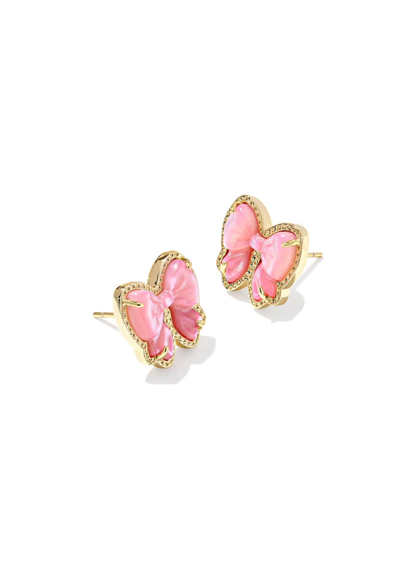 Kendra Scott Gold Blush Stud Earrings