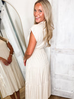 Load image into Gallery viewer, Overcame It Taupe Knit Midi Dress
