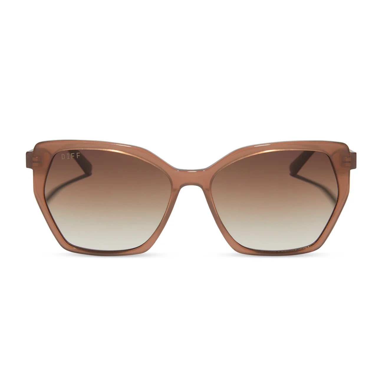 Vera - Macchiato Brown Gradient Polarized DIFF Sunglasses