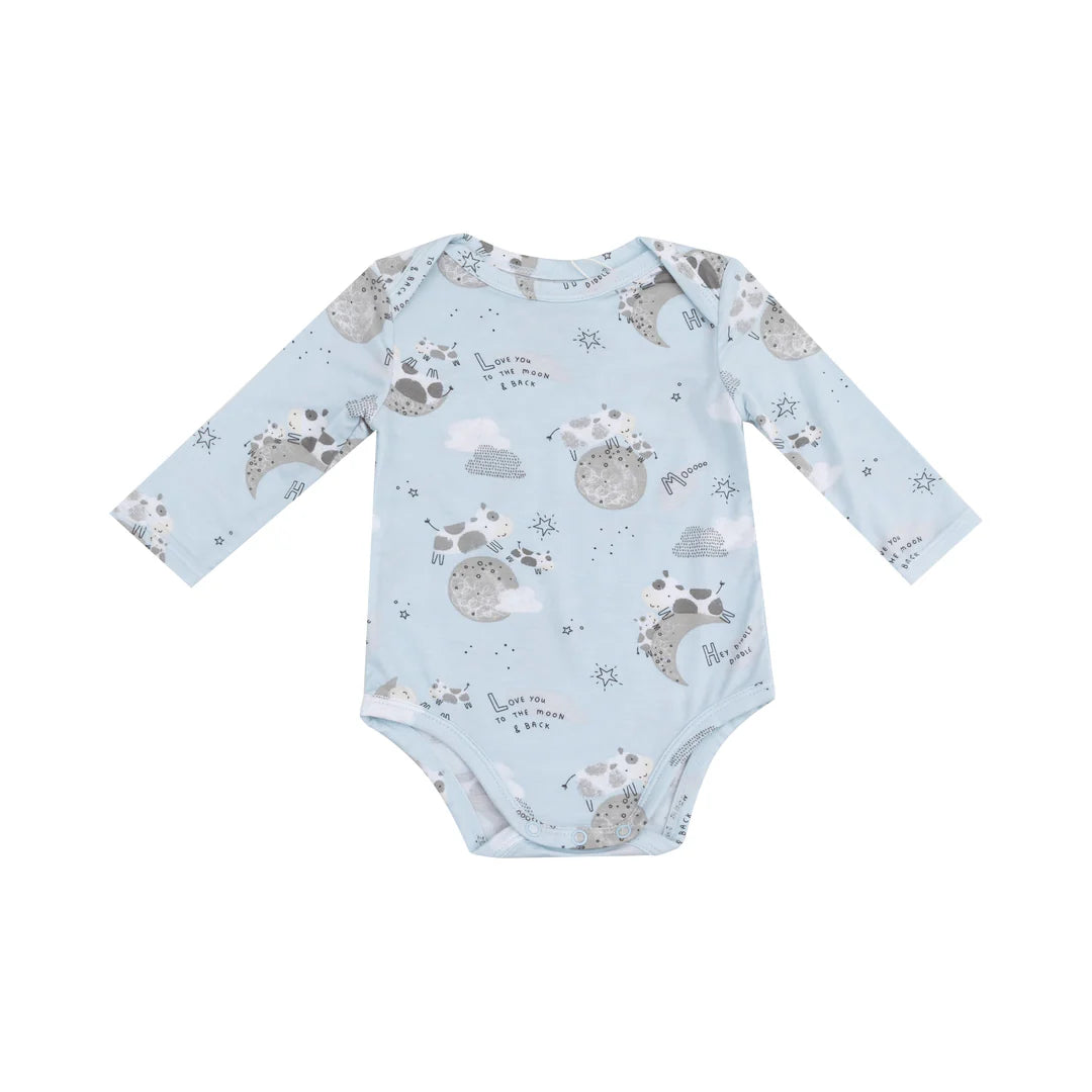 Angel Dear I Love You To The Moon Cows Bodysuit