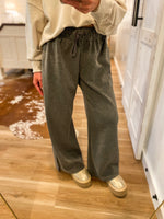 Load image into Gallery viewer, Low Key Night Luxe Butter Charcoal Lounge Pants
