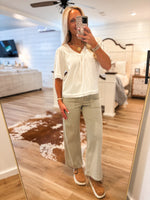 Load image into Gallery viewer, So Sweet White Smocked Tee
