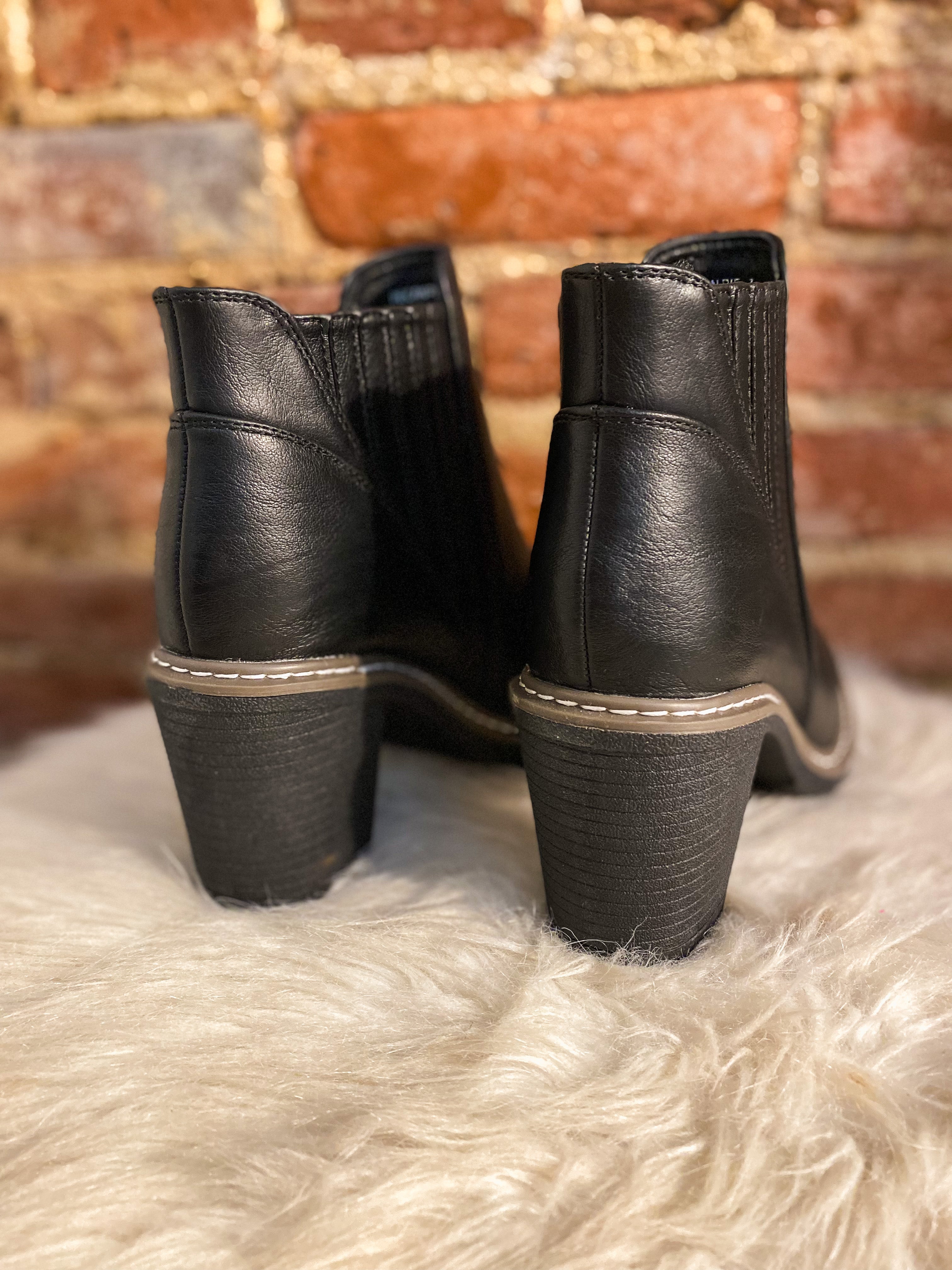 Boutique by Corkys Pecan Pie Black Ankle Booties