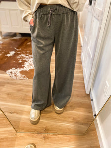 Low Key Night Luxe Butter Charcoal Lounge Pants