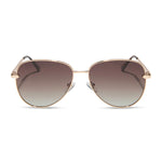 Load image into Gallery viewer, Abbott - Gold Brown Polarized DIME Sunglasses
