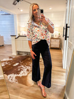 Load image into Gallery viewer, Stopping By Navy Wide Leg Pant
