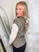 Load image into Gallery viewer, Treated Better Olive Sleeveless Sweater
