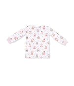 Load image into Gallery viewer, Christmas Teddy Bears Pink L/S Loungewear Set
