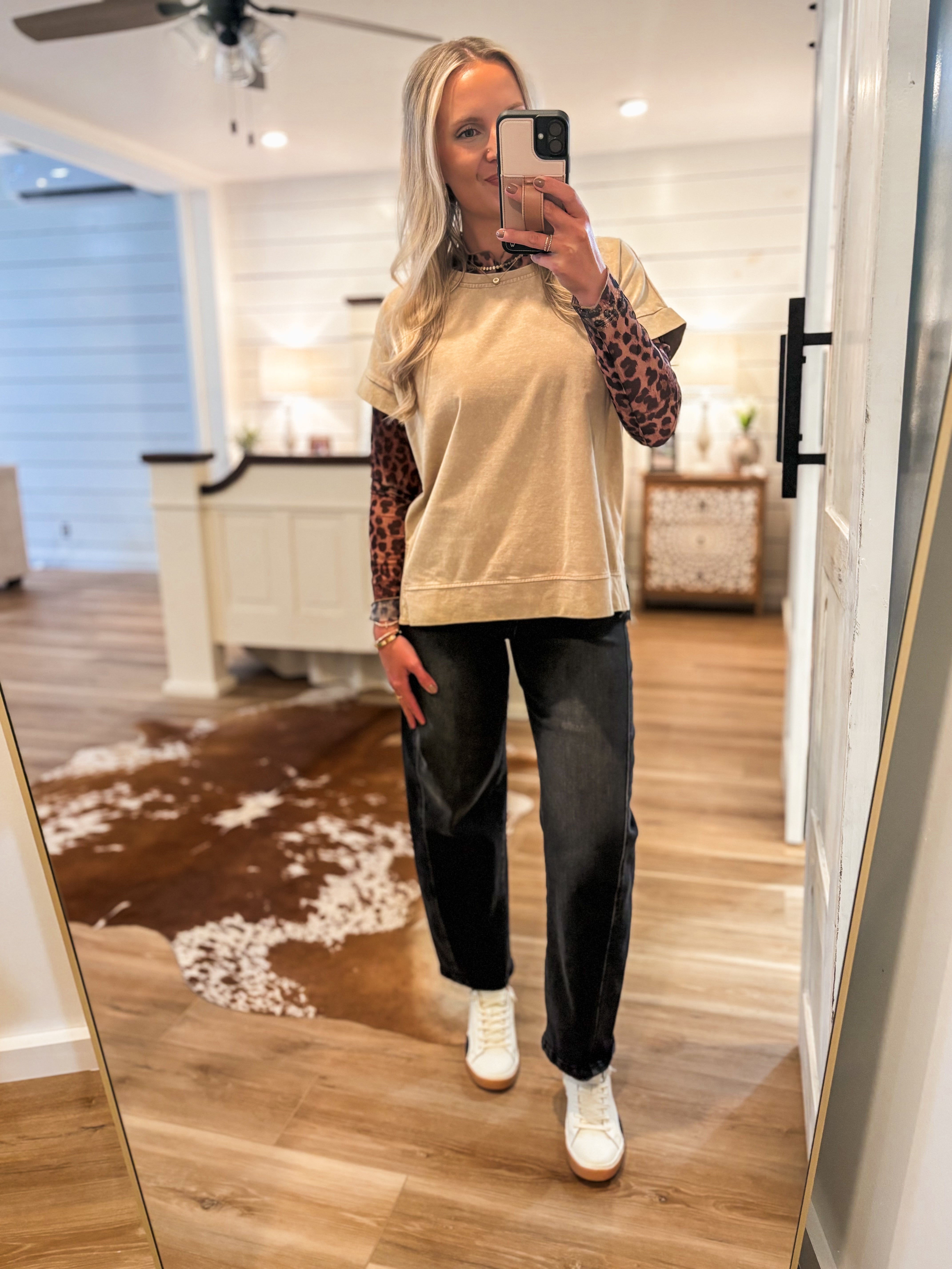Instant High Rise Black Barrel Vervet Denim
