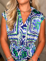 Load image into Gallery viewer, Reason I&#39;m Here Royal Blue Floral PINCH Maxi Dress
