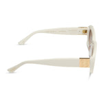 Load image into Gallery viewer, Italy - White Ivory Rich Brown Gradient Diff Sunglasses - The White Lotus
