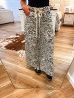 Load image into Gallery viewer, Zebra Wide Leg Denim
