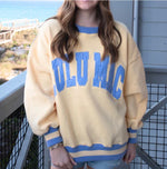 Load image into Gallery viewer, Lulu Mac Social Society Sweatshirt - Butter/Lavender
