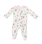 Load image into Gallery viewer, Sugar Plum Fairies Ruffle Footie
