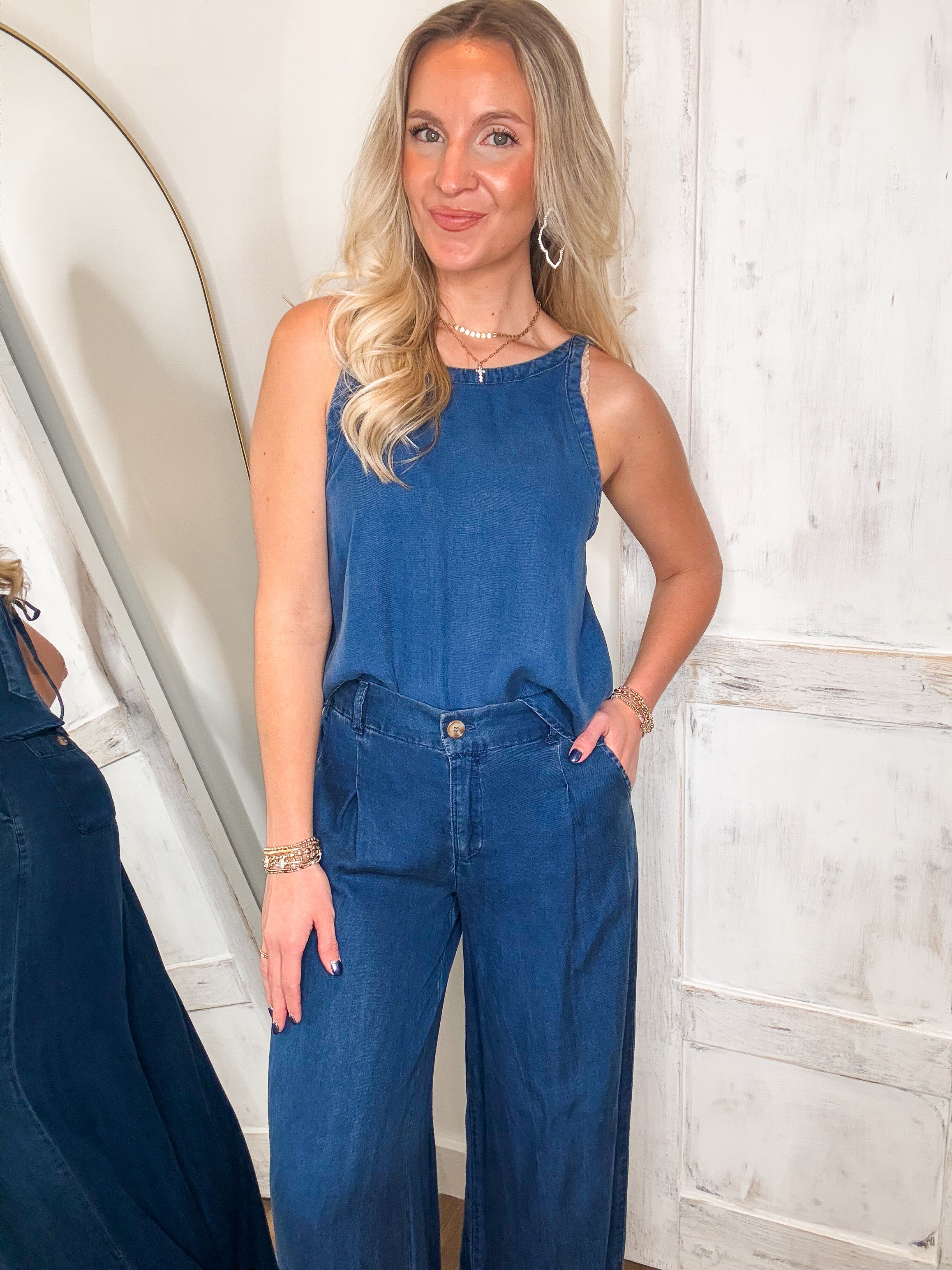Have Everything Denim Tank