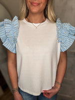 Load image into Gallery viewer, Take It Slow Pearl Studded Off White Blouse
