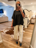 Load image into Gallery viewer, Making Time Black S/S Blouse
