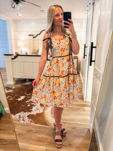 In The Wait Multi Floral Dress