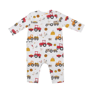 Angel Dear Happy Tractors Uni Romper