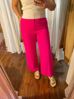 Load image into Gallery viewer, Barbie Business Fuchsia Palazzo Pants
