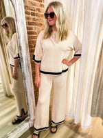 Load image into Gallery viewer, Always Be Cream Knit Lounge Pants
