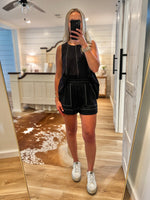 Load image into Gallery viewer, Stadium View Black Tank &amp; Shorts Set
