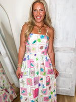 Load image into Gallery viewer, Sunset Dreams Tropical Printed Maxi Dress
