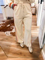 Load image into Gallery viewer, Called It Ivory Contrast Pullover &amp; Lounge Pant Set
