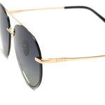 Load image into Gallery viewer, Lenox - Gold Black Grey Gradient Polarized Diff Sunglasses
