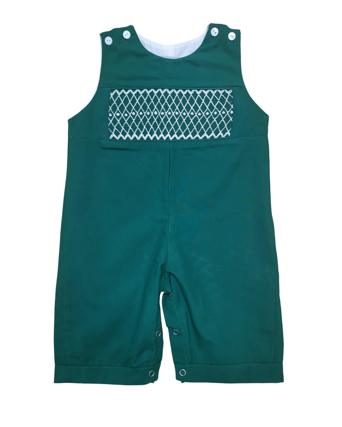 Sweet Dreams Hunter Green Joseph Smocked Longall