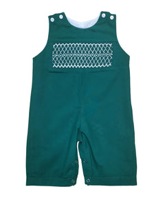 Sweet Dreams Hunter Green Joseph Smocked Longall