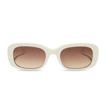 Load image into Gallery viewer, Italy - White Ivory Rich Brown Gradient Diff Sunglasses - The White Lotus
