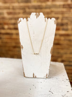 Load image into Gallery viewer, Fletcher White Crystal Pendant Gold Necklace
