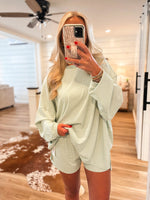 Load image into Gallery viewer, Breaking Away Mint Stripe L/S Top
